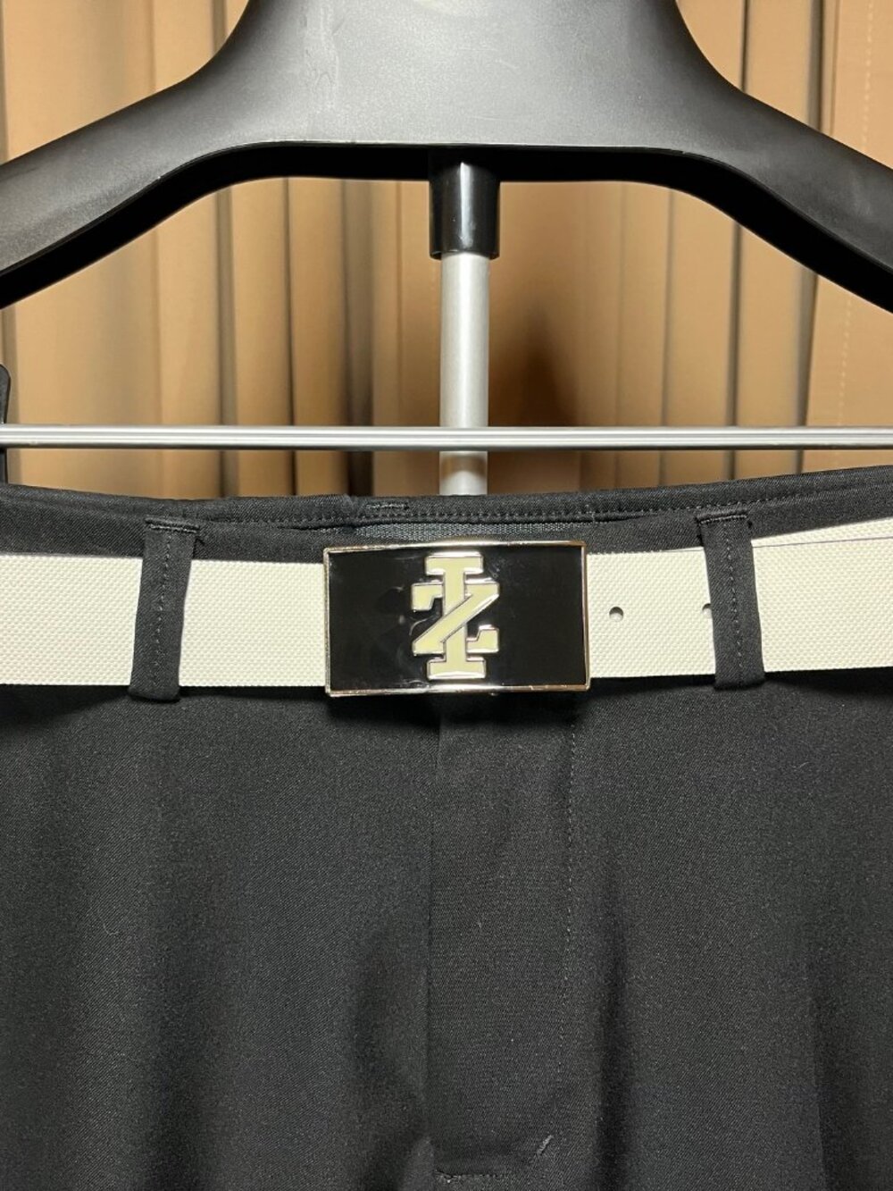 Men's IZOD Black and White Reversible Golf Belt